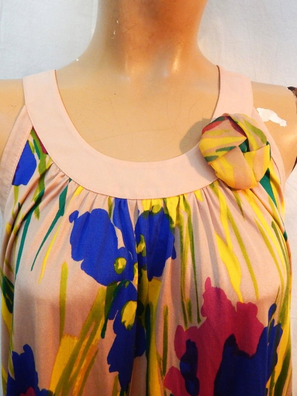 Made in Italy - 100% Silk Sleeveless Top - Blumarine - Picture 2 of 5